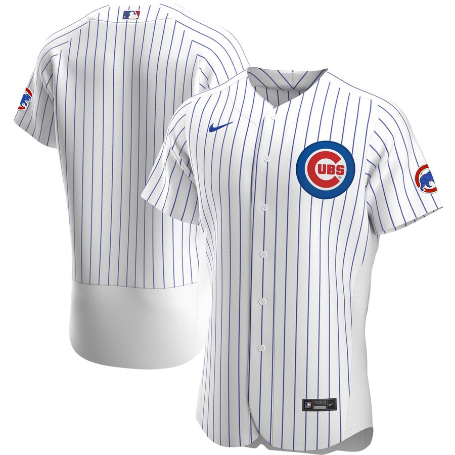 Chicago Cubs Men Nike White Home 2020 Authentic Official Team MLB Jersey->chicago cubs->MLB Jersey
